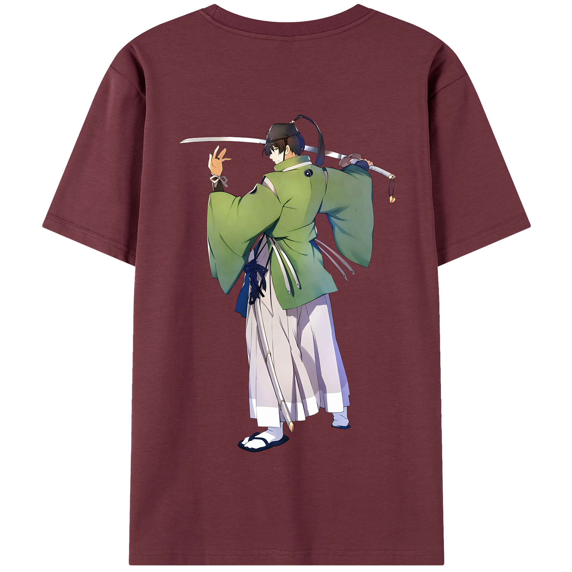 （画像用） 刀剣乱舞 Touken Ranbu 綿100％半袖Tシャツ（背面プリント）
